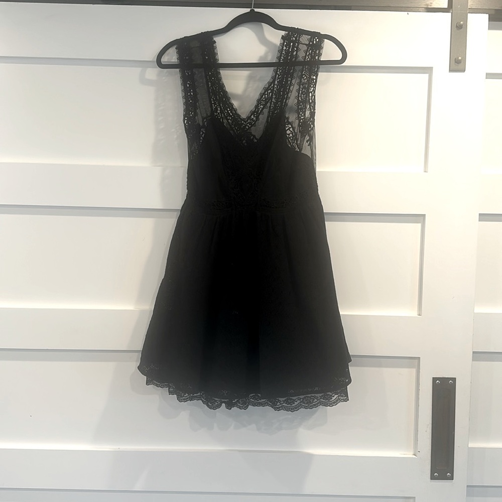 Black lace Free People Dress